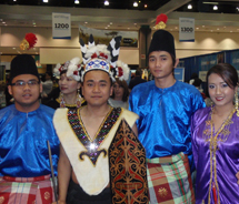 Performers at the Tourism Malaysia booth // (c) 2011 Janeen Christoff